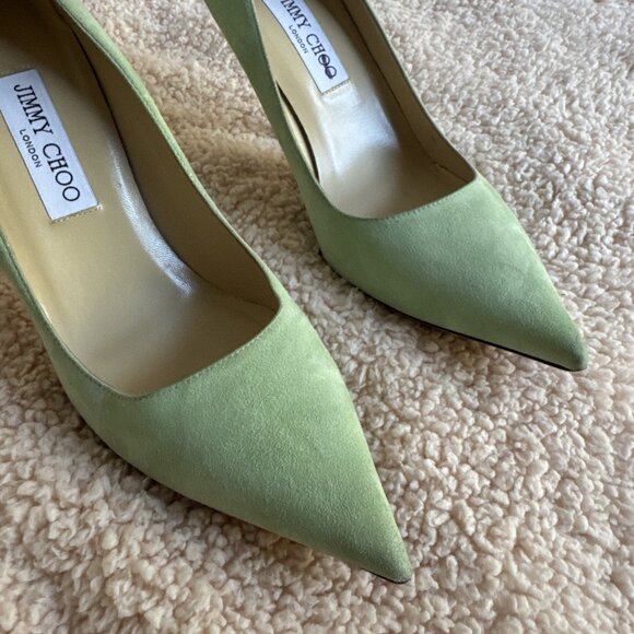 Jimmy Choo Women’s Love 85 Suede Pumps - Picture 2 of 5